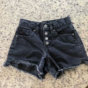 Old Navy Black Denim Girls Shorts